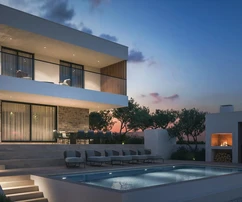 Jasenovo, villa moderne exclusive avec piscine, garage et grand jardin