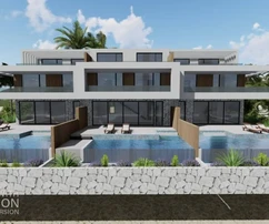 Luksusowa willa na sprzedaż tuż przy morzu w Novalji w Chorwacji