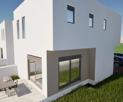 Srima - casa a schiera su due piani con cortile