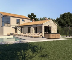 Istria, Baderna: Building plot for family home