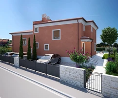 Moderne Doppelhaushälfte mit Pool in Buje zu verkaufen in Kroatien