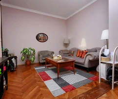 Opatija, centrum, trojizbový byt 90 m², panoramatický výhľad na more