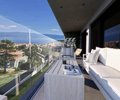 ZWEI NEUE WOHNUNGEN MIT POOL UND MEERBLICK, 500 M VOM STRAND ENTFERNT!