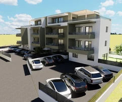 Trogir, appartamento più piccolo con 2 camere da letto, 51 m2, 2° piano, edificio nuovo, vista mare