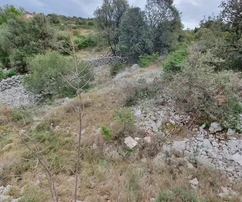 Rogoznica, Ljoljinica, Baugrundstück 1034 m2, 200 m vom Meer entfernt, Aussicht