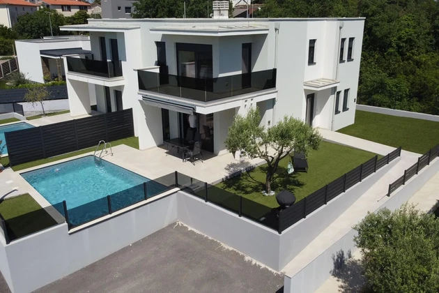 Modern semi-detached home with a pool for sale in Umag in Croatia