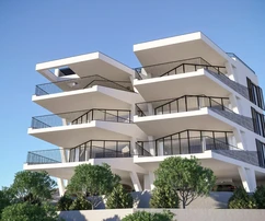 Okrug Gornji, apartamento de lujo en la primera planta con vistas