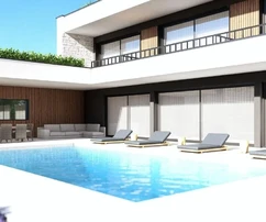 Villa esclusiva in costruzione con vista panoramica sul mare