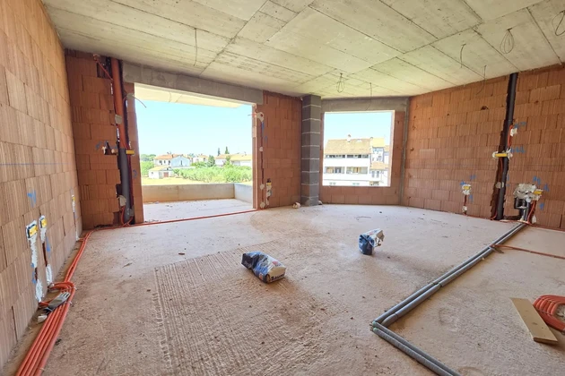 Pula, Valdebek, Moderní penthouse v novostavbě s garáží, 120 m², klidná obytná čtvrť