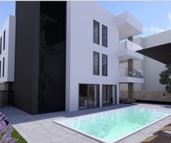 Современная квартира на продажу в Пунта Скала, всего в одном ряду от моря, Хорватия.