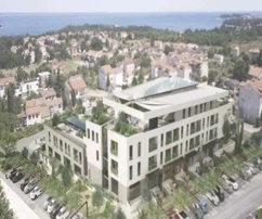 Két szobás földszinti lakás építés alatt, Isztria, Poreč