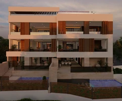 Byt s panoramatickým výhledem na moře na prodej v Primoštenu v Chorvatsku