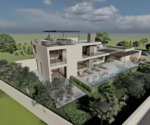 Vila s bazénom na predaj v obci Zemunik Donji v Chorvátsku