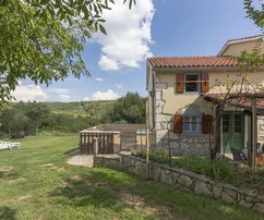 Labin, Istrie : Maison en pierre romantique dans un cadre paisible