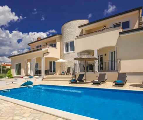Istria, Parenzo: Villa con vista panoramica sul mare