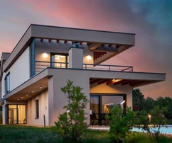 Istria, Svetvinčenat, moderna villa de lujo con piscina climatizada