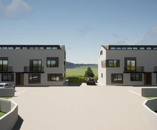 Poreč - Nouvel appartement de deux chambres, proche de la mer et en construction