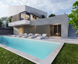 Villa di lusso in vendita a Malinska a pochi passi dal mare in Croazia
