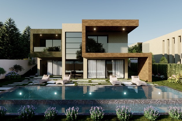 Luxury villa in the first row to the sea in a top location near Zadar