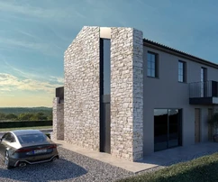 Nowoczesna willa z wyjątkowym designem na sprzedaż w Kanfanarze w Chorwacji