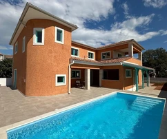 Betiga, Istria: Willa z widokiem na morze, basenem i kuchnią