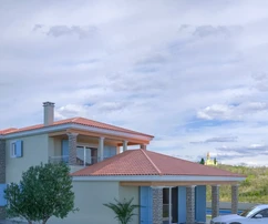 Maison en construction avec une belle vue dégagée, Istrie, Buje