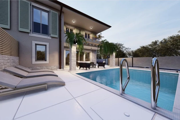 Maisonette-Wohnung mit Pool in Malinska zu verkaufen in Kroatien