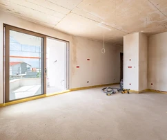Vodice, construcción nueva moderna, apartamento con vista al mar, a 300 m del mar, 2K2