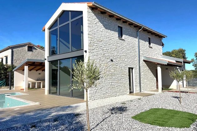 Poreč, Isztria: Luxus modern villa természetes környezetben
