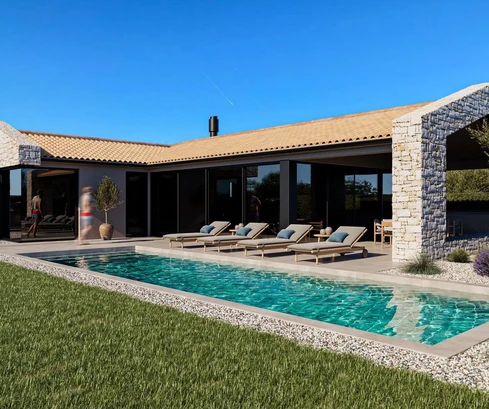 Villa with a pool and sea view for sale in Poreč in Croatia