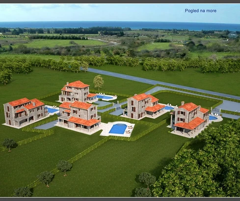 Istrie, Svetvinčenat, Grand complexe foncier pour la construction de villas