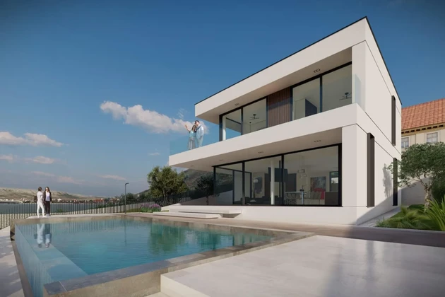 Luxusvilla in erster Meereslinie auf der Insel Pag zu verkaufen in Kroatien