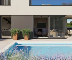 Modern villa medencével, Isztria, Poreč