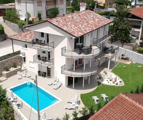 Kvarner, Opatija: Luxusvilla medencével és tengerre néző kilátással