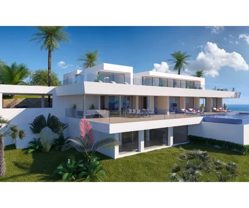 Villa de luxe avec vue sur mer et piscine à débordement à Cumbre del Sol