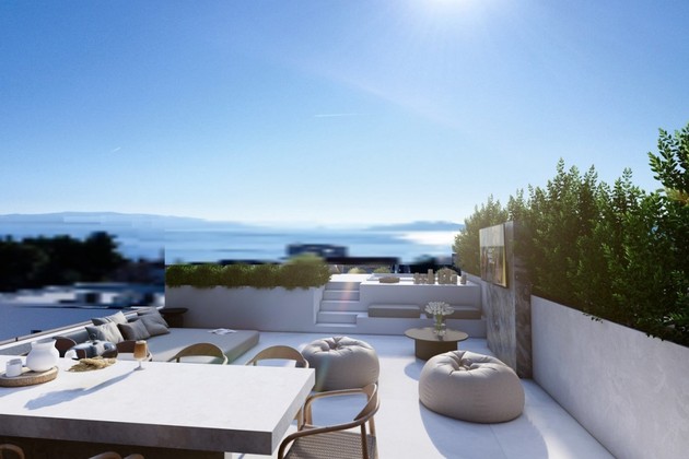 Luxusní penthouse na Čiovu s terasou a výhledem na moře