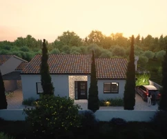 Kaštelir, Istria – Casa moderna de una sola planta en zona tranquila