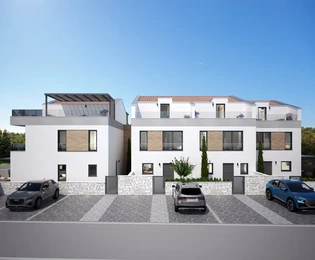 Poreč - Villetta a schiera di nuova costruzione vicino al mare