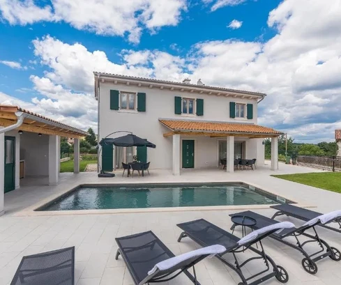 Barban, Isztria – Luxus villa medencével és felszereltséggel