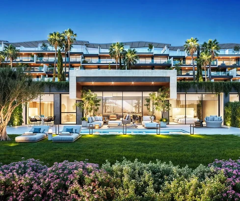 ID 188 / Nouveaux appartements directement sur la plage à Manilva
