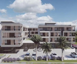 Split, Podstrana | Apartment mit drei Schlafzimmern im zweiten Obergeschoss und offenem Meerblick