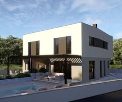 Istrie, Liznjan: Moderní vila s vlastním bazénem