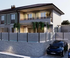 Продажа двухуровневой квартиры с бассейном в Малинске, Хорватия