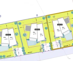 Istria, Umag: Prime building land with villa plan