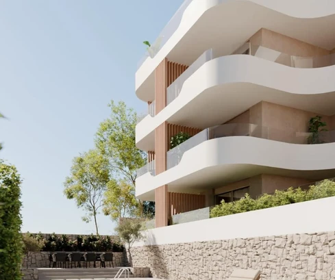 Primošten, moderne Wohnung im ersten Stock mit Balkon