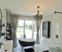 Seaside villa for sale in Kostrena with a pool right on the waterfront in Croatia