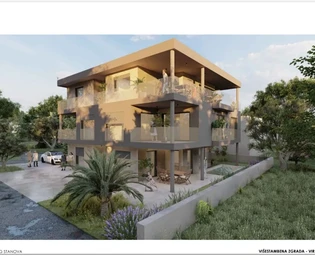 Apartment under construction, 2 floors, 100 m to the sea