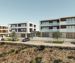 Zadar, Vinjerac, appartement deux pièces A3, vue sur la mer, 1er étage