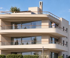 Apartamentos de lujo exclusivos con jardines privados y piscinas, a pocos pasos del mar