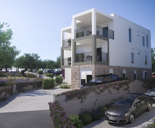 Nowoczesne apartamenty na sprzedaż w pobliżu plaż w Szybeniku